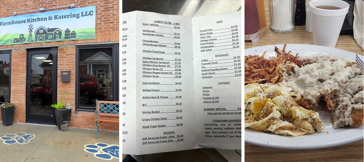 Farmhouse Kitchen & Katering LLC Menu